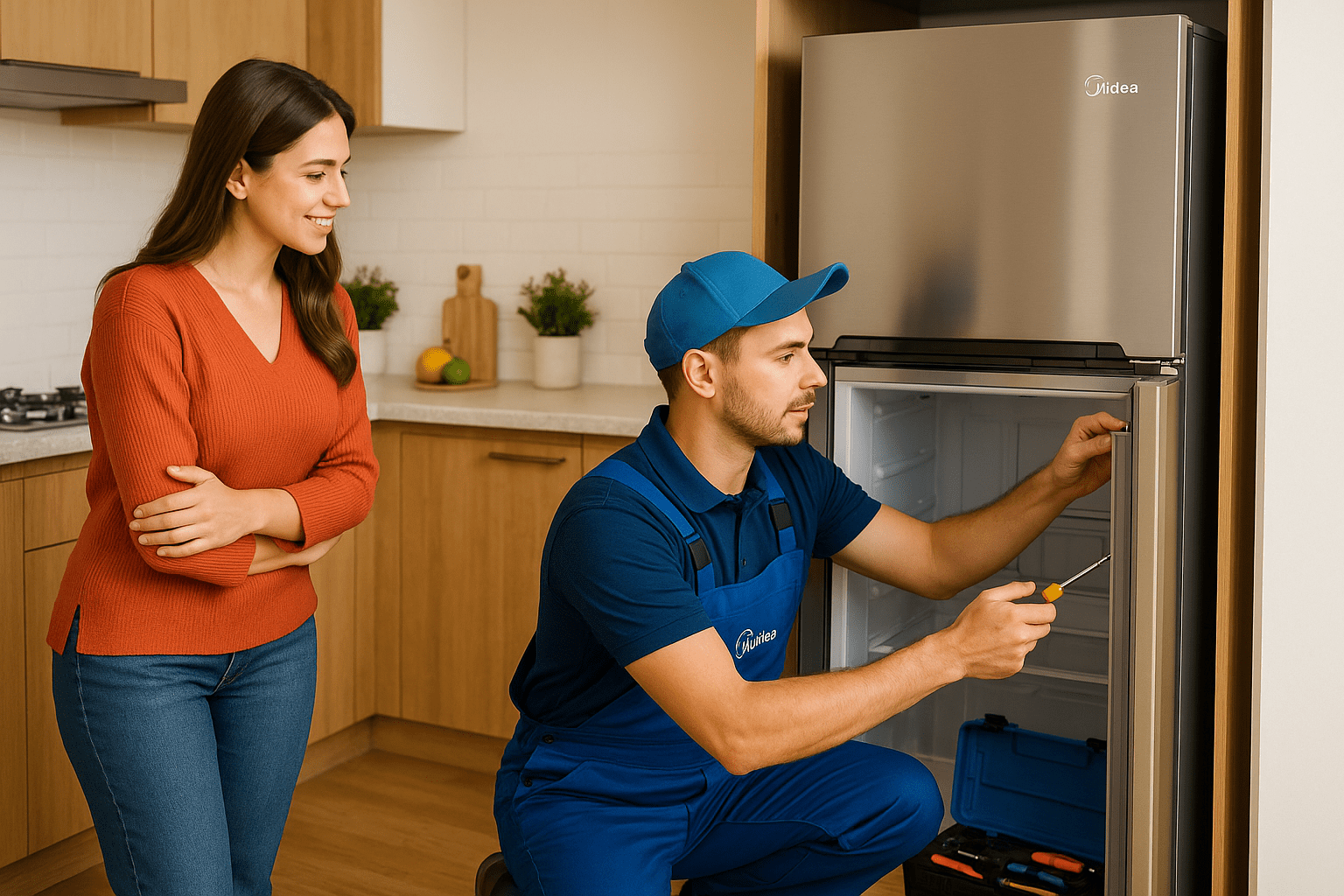 Servicio técnico neveras Midea en Tenerife